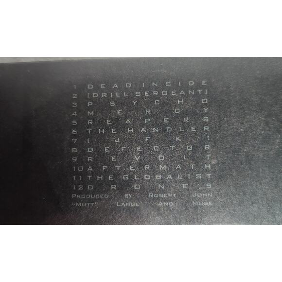 Muse Drones Cd With Hype Sticker (Warner Bros, 2015) Brand New Sealed - Picture 3 of 4